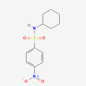molecular formula C12H16N2O4S B2424000 N-环己基-4-硝基苯磺酰胺 CAS No. 52374-26-2