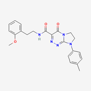 N-(2-methoxyphenethyl)-4-oxo-8-(p-tolyl)-4,6,7,8-tetrahydroimidazo[2,1-c][1,2,4]triazine-3-carboxamide