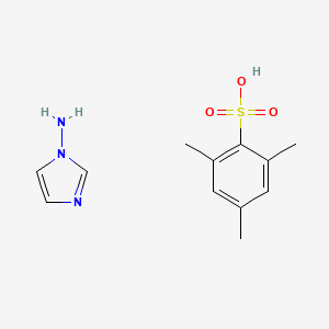 B2424097 1H-imidazol-1-amine, 2,4,6-trimethylbenzene-1-sulfonic acid CAS No. 199181-39-0