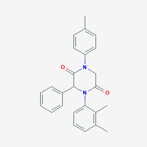 4-(2,3-Dimethylphenyl)-1-(4-methylphenyl)-3-phenyl-2,5-piperazinedione