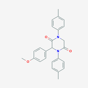 3-(4-Methoxyphenyl)-1,4-bis(4-methylphenyl)-2,5-piperazinedione