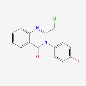 2-(chloromethyl)-3-(4-fluorophenyl)quinazolin-4(3H)-one