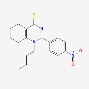 1-Butyl-2-(4-nitrophenyl)-5,6,7,8-tetrahydroquinazoline-4-thione
