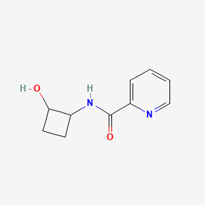 molecular formula C10H12N2O2 B2424205 N-(2-羟基环丁基)吡啶-2-甲酰胺 CAS No. 2201574-75-4