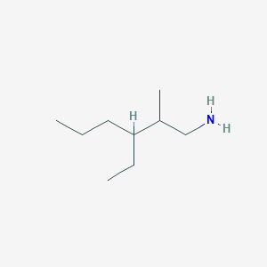 molecular formula C9H21N B2424214 3-Ethyl-2-methylhexan-1-amine CAS No. 2248344-47-8
