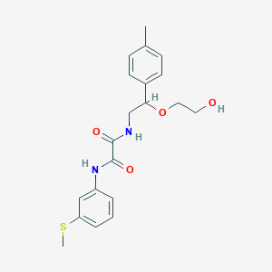 B2424230 N1-(2-(2-hydroxyethoxy)-2-(p-tolyl)ethyl)-N2-(3-(methylthio)phenyl)oxalamide CAS No. 1788833-85-1