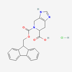 5-{[(9H-fluoren-9-yl)methoxy]carbonyl}-3H,4H,5H,6H,7H-imidazo[4,5-c]pyridine-6-carboxylic acid hydrochloride