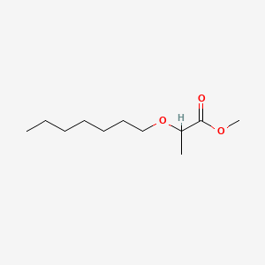 molecular formula C11H22O3 B2424246 Methyl 2-(heptyloxy)propanoate CAS No. 173350-97-5