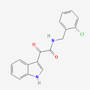 N-(2-chlorobenzyl)-2-(1H-indol-3-yl)-2-oxoacetamide