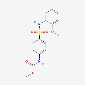 methyl (4-(N-(2-methoxyphenyl)sulfamoyl)phenyl)carbamate
