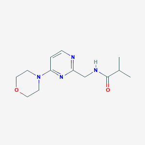 N-((4-morpholinopyrimidin-2-yl)methyl)isobutyramide