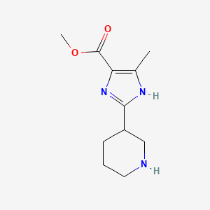 Methyl 5-methyl-2-piperidin-3-yl-1H-imidazole-4-carboxylate