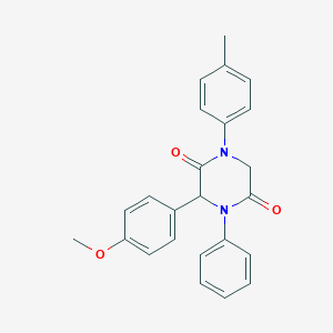 3-(4-Methoxyphenyl)-1-(4-methylphenyl)-4-phenyl-2,5-piperazinedione