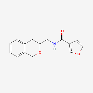 N-(isochroman-3-ylmethyl)furan-3-carboxamide