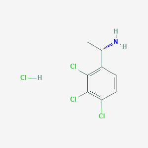 (1S)-1-(2,3,4-trichlorophenyl)ethan-1-amine hydrochloride