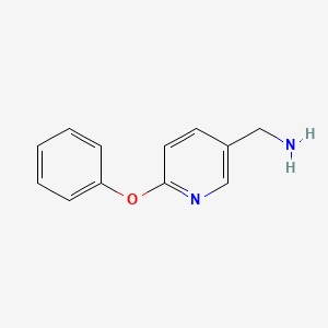 molecular formula C12H12N2O B2424308 (6-Phenoxypyridin-3-yl)methanamine CAS No. 620608-78-8