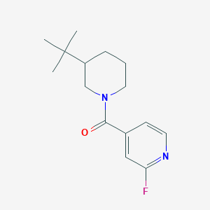 4-(3-Tert-butylpiperidine-1-carbonyl)-2-fluoropyridine