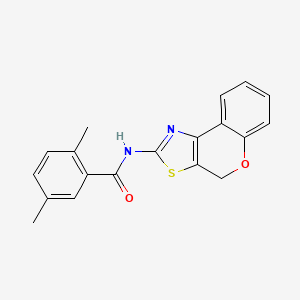 molecular formula C19H16N2O2S B2424342 N-(4H-chromeno[4,3-d]thiazol-2-yl)-2,5-dimethylbenzamide CAS No. 888411-73-2