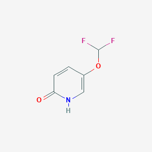 molecular formula C6H5F2NO2 B2424355 5-(二氟甲氧基)吡啶-2(1H)-酮 CAS No. 130318-75-1