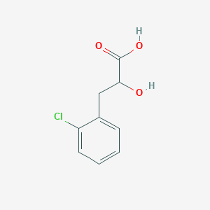 molecular formula C9H9ClO3 B2424378 3-(2-Chlorophenyl)-2-hydroxypropanoic acid CAS No. 133373-31-6