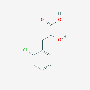 molecular formula C9H9ClO3 B2424378 3-(2-氯苯基)-2-羟基丙酸 CAS No. 133373-31-6