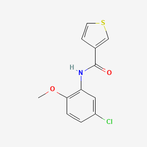 N-(5-chloro-2-methoxyphenyl)thiophene-3-carboxamide
