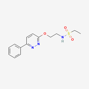 N-(2-((6-phenylpyridazin-3-yl)oxy)ethyl)ethanesulfonamide