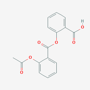 molecular formula C16H12O6 B024244 乙酰水杨酸 CAS No. 530-75-6