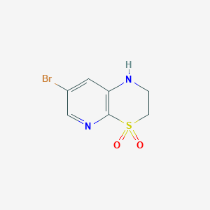 7-Bromo-2,3-dihydro-1H-pyrido[2,3-b][1,4]thiazine 4,4-dioxide