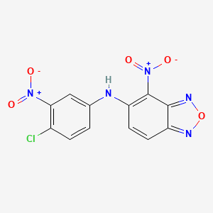 molecular formula C12H6ClN5O5 B2424445 HIF-2alpha-IN-3 CAS No. 313964-19-1