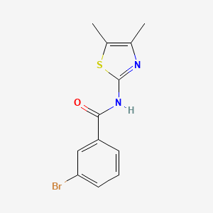 3-bromo-N-(4,5-dimethyl-1,3-thiazol-2-yl)benzamide