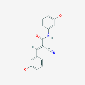 (2E)-2-cyano-N,3-bis(3-methoxyphenyl)acrylamide