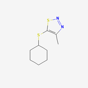 5-(Cyclohexylsulfanyl)-4-methyl-1,2,3-thiadiazole