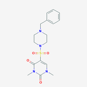 5-(4-Benzylpiperazin-1-yl)sulfonyl-1,3-dimethylpyrimidine-2,4-dione