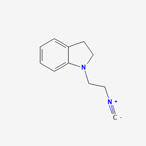 molecular formula C11H12N2 B2424542 1-(2-异氰基乙基)-2,3-二氢吲哚 CAS No. 832113-75-4