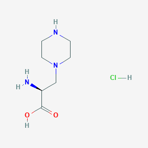 (S)-2-Amino-3-(piperazin-1-yl)propanoic acid hydrochloride