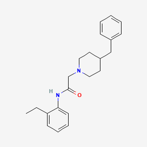 2-(4-benzylpiperidin-1-yl)-N-(2-ethylphenyl)acetamide
