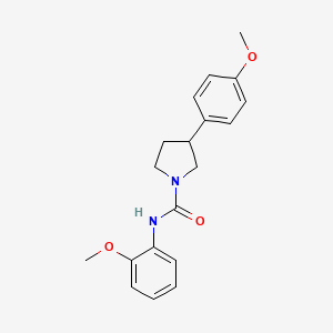 N-(2-methoxyphenyl)-3-(4-methoxyphenyl)pyrrolidine-1-carboxamide