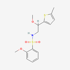 2-methoxy-N-(2-methoxy-2-(5-methylthiophen-2-yl)ethyl)benzenesulfonamide