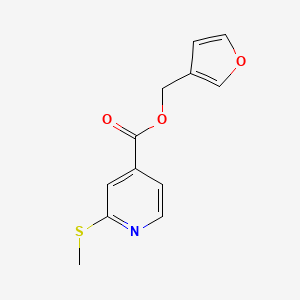 (Furan-3-yl)methyl 2-(methylsulfanyl)pyridine-4-carboxylate