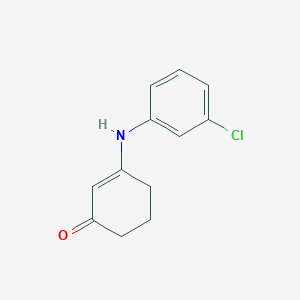 3-[(3-Chlorophenyl)amino]cyclohex-2-en-1-one