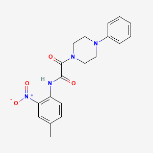 N-(4-methyl-2-nitrophenyl)-2-oxo-2-(4-phenylpiperazin-1-yl)acetamide