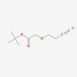 molecular formula C10H16O3 B2424621 叔丁基2-丁-3-炔氧基乙酸酯 CAS No. 157992-79-5