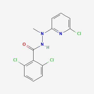 2,6-dichloro-N'-(6-chloropyridin-2-yl)-N'-methylbenzohydrazide