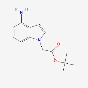 tert-Butyl 2-(4-amino-1H-indol-1-yl)acetate