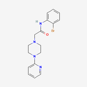 N-(2-bromophenyl)-2-[4-(pyridin-2-yl)piperazin-1-yl]acetamide