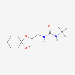 1-(1,4-Dioxaspiro[4.5]decan-2-ylmethyl)-3-(tert-butyl)urea