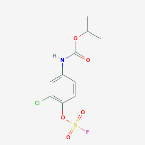 Propan-2-yl N-(3-chloro-4-fluorosulfonyloxyphenyl)carbamate