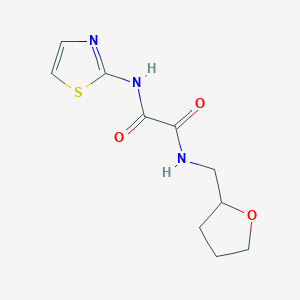 molecular formula C10H13N3O3S B2424725 N-(oxolan-2-ylmethyl)-N'-(1,3-thiazol-2-yl)oxamide CAS No. 331982-47-9