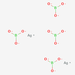 molecular formula Ag2B4O12-10 B242473 Disilver tetraborate CAS No. 12271-95-3